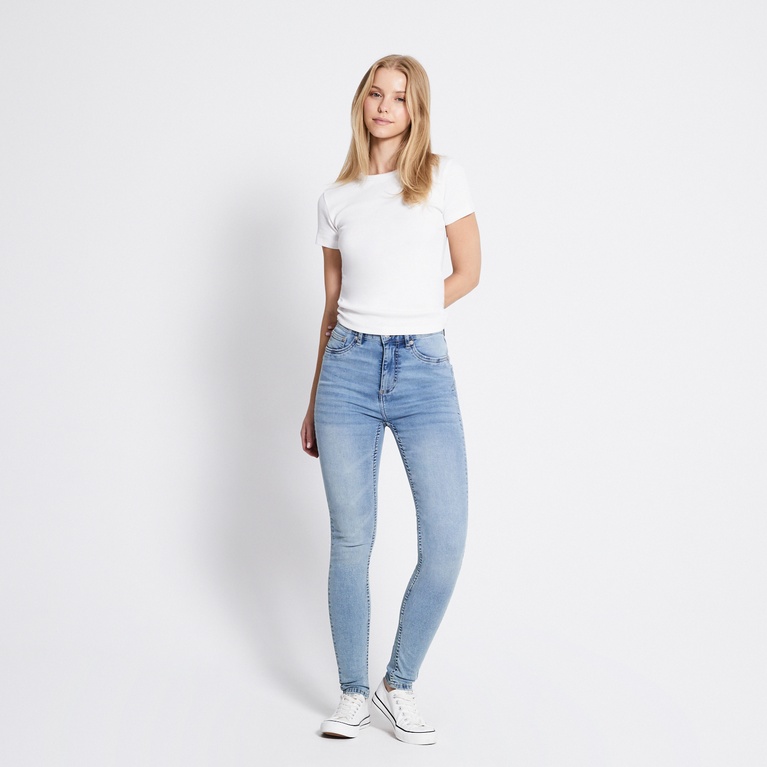 High waist skinny jeans "Snake"